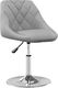 vidaXL Obrotowe krzesła stołowe, 6 szt., jasnoszare, aksamitne 2