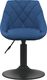 vidaXL Obrotowe krzesła stołowe, 2 szt., niebieskie, aksamitne 3
