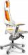 Krzesło biurowe Unique Wau Biało-pomarańczowe 2