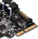 Kontroler SilverStone PCIe 2.0 x2 - 2x USB 3.0 + 1x USB-C 3.2 Gen 2 (SST-ECU05) 3