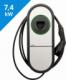 Ładowarka Ensto One Home 32A 7,4kW 230V Typ 2 cable RCBO IP54 (EVH321-HCR00) 1
