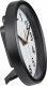 TFA TFA 60.3538.01 Analogue radio wall clock black 1