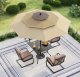 Carruzzo L43D PARASOL OGRODOWY REGULOWANY ROMA 3M 11