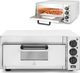 Hendi Piec do pizzy jednokomorowy na 1 dużą pizzę 2000 W 230 V - Hendi 220290 Piec do pizzy jednokomorowy na 1 dużą pizzę 2000 W 230 V - Hendi 220290 1