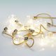 Decorative Lighting Lampki GIRLANDA na sznurze sznurku parcianym 10 żarówek 2,25 m 2