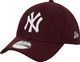 New Era Czapka NEW ERA 9FORTY z daszkiem Diamond Era NYY BLK bordo 1