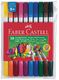 Faber-Castell FLAMASTRY DWUSTRONNE ETUI 10 SZT FABER CASTELL 1