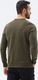 Ombre Bluza męska bez kaptura B978 - oliwkowa XL 3