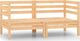 vidaXL 2-osobowa sofa ogrodowa, lite drewno sosnowe ! 2