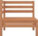 vidaXL 2-osobowa sofa ogrodowa, miodowy brąz, lite drewno sosnowe ! 4
