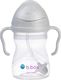 B.Box Bidon ze słomką 240 ml szary, b.box 1