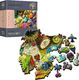 Trefl Puzzle drewniane 500+1 Kolorowe koktajle TREFL 2