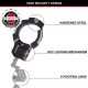 MasterLock Master Lock Street Cuff with Key long 8290EURDPRO 5