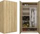 Topeshop SZAFA SD-90 - DĄB SONOMA 1