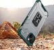 Hurtel Crystal Ring Case pancerne hybrydowe etui pokrowiec + magnetyczny uchwyt iPhone 12 mini zielony 4