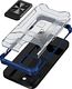 Hurtel Crystal Ring Case pancerne hybrydowe etui pokrowiec + magnetyczny uchwyt iPhone 12 mini niebieski 6