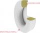 SPC Gear Nauszniki Memory Foam Onyx White Breathable Fabric białe 4