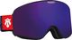Majesty Gogle The Force Spherical Black Frame / Ultraviolet Lens + szybka Citrine 2022 1