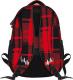 St. Majewski Plecak szkolny MTV Plaid BP-23 czarno-czerwony (270541) 1
