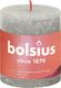 Bolsius Bolsius Rustykalne świece pieńkowe Shine, 6 szt., 80x68 mm, szare 1