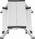 Hailo Drabina wolnostojąca dwustronna aluminiowa 2 stopniowa (4007126002464) 3