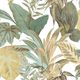 Topchic Topchic Tapeta Big Leaves, zielono-beżowa 1