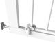 Noma Noma Bramka zabezpieczająca Easy Pressure Fit, 75-82 cm, metal, biała 3