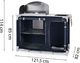 Campart Travel Campart Travel Kuchnia turystyczna Alicante, niebieska, 121,5x82x114cm 9
