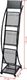 vidaXL vidaXL Stojak na gazety/czasopisma 40x32x131 cm czarny A4 5