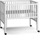 TiSsi Łóżeczko dostawne MAXI Boxspring, 95x56x96 cm, białe 1