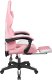 Fotel Kruger&Matz GX-150 różowo-biały 4