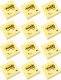 Post-it BLOCZEK SAMOPRZYLEPNY POST-IT, ŻÓŁTY, 100 KARTEK, 76X76 MM XX-0048-05550 1