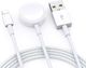 Alogy Ładowarka indukcyjna Qi + Lightning 2w1 do Apple Watch/ iPhone 1
