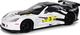 LeanToys Auto Sportowe Wyścigowe R/C 1:18 Corvette C6.R Biały 2.4 G Światła 1