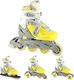 Rolki Nils Extreme NH18331 z wymienną płozą regulowane żółte r. 31-34 1