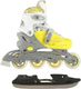 Rolki Nils Extreme NH18331 z wymienną płozą regulowane żółte r. 31-34 2