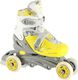 Rolki Nils Extreme NH18331 z wymienną płozą regulowane żółte r. 31-34 9