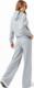 Justhype Justhype Flared Joggers Loungewear Set LABON001 szary 8 2