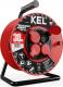 Plastrol Przedłużacz bębnowy PROFESSIONAL LINE; 4x2p+Z; IP44; 16A; H05RR-F; 3x2,5; 30m; czarny (W-97922) 2