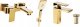 Bateria wannowa Valvex 2455810 BAT. LOFT GOLD WANNOWA BEZ NATRYSKU VALVEX // BV.2455810 5