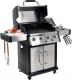Yato YG-20013 Grill ogrodowy gazowy 17.5 kW 46 cm x 65 cm 2
