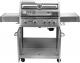 Yato YG-20014 Grill ogrodowy gazowy 14.5 kW 70 cm x 42 cm 3