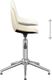 Krzesło biurowe vidaXL Kremowe 5