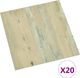 vidaXL Samoprzylepne panele podłogowe, 20 szt., PVC, 1,86 m, brązowe 1