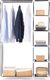 Homede WARDROBE/HOM/ADARA/BLACK/175X110X45 9