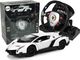 LeanToys Import LEANToys Auto Zdalnie Sterowane Lamborghini Veneno Biały 2,4 G Pilot Kierownica Dźwięk Światła 1