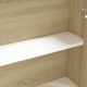 vidaXL vidaXL Szafka łazienkowa z lustrem, 60x15x75 cm, MDF, biel i dąb 2