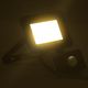 Naświetlacz vidaXL Reflektor LED z czujnikiem, 20 W, ciepłe białe światło 1