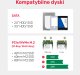 Kieszeń Unitek M.2 NVMe, 2.5"/3.5" SATA - USB-C 3.2 Gen 2 (S1222A) 7
