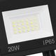 Naświetlacz vidaXL Reflektor LED z czujnikiem, 20 W, zimne białe światło 9